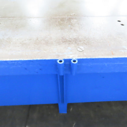 120" x 48" W Welding Layout Fabrication Jig Table 1/2" Thick Steel Top 35" Tall