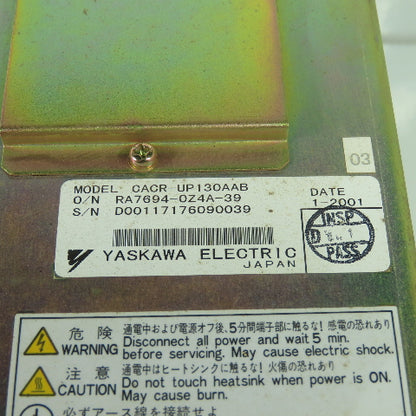 Yaskawa CACR-UP130AAB Motoman Servo Pack Controller