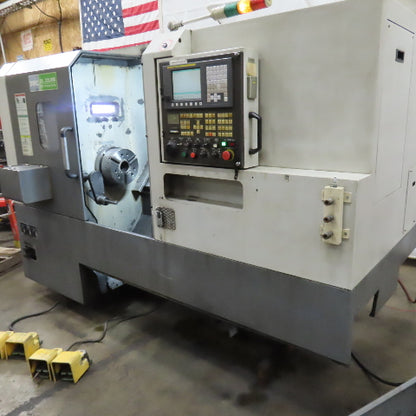 DMC DL 22LMB CNC Lathe Turning Center 12 Station Turret W/Chip Conveyor 200/220V