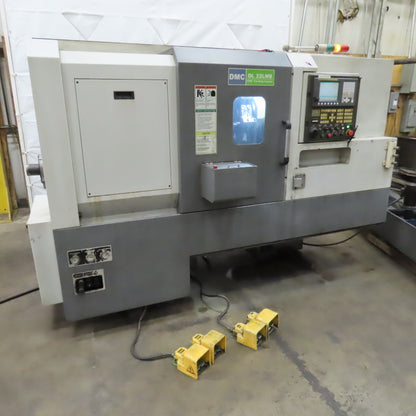 DMC DL 22LMB CNC Lathe Turning Center 12 Station Turret W/Chip Conveyor 200/220V