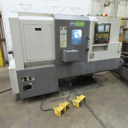 DMC DL 22LMB CNC Lathe Turning Center 12 Station Turret W/Chip Conveyor 200/220V