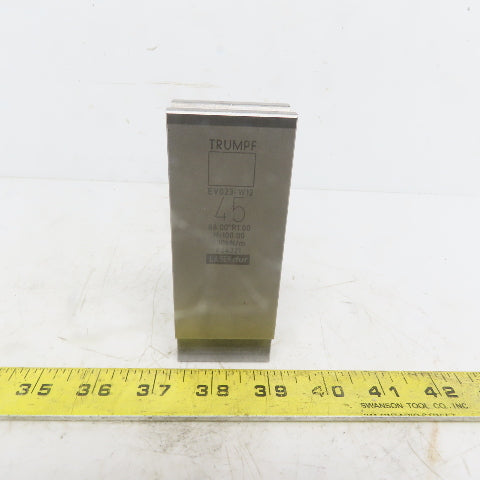 Trumpf 824321 EV023-W12 Brake Press Die 86° 45mm Wide R1.00 H=100mm Laser dur