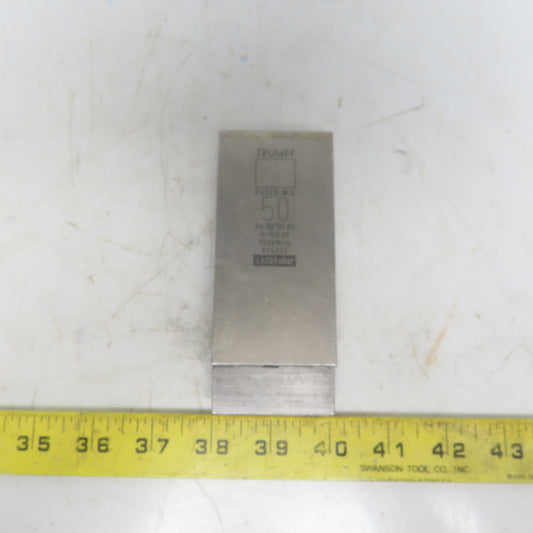 Trumpf 824322 EV023-W12 Brake Press Die 86° 50mm Wide R1.00 H=100mm Laser dur