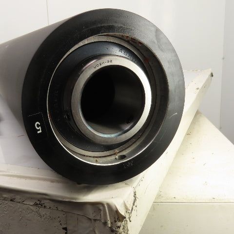 5-3/16" OD x 65" Aluminum Ball Bearing Gravity Conveyor Roller 2" Bore