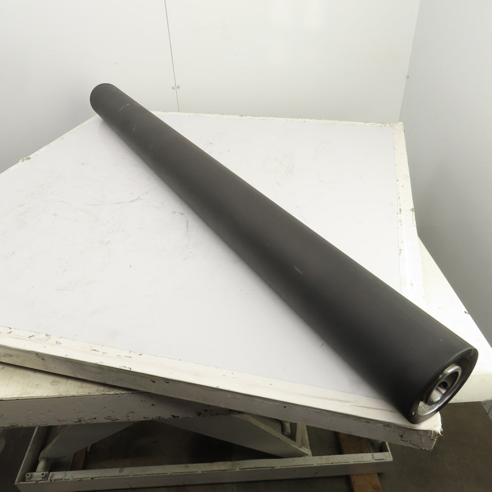 5-3/16" OD x 65" Aluminum Ball Bearing Gravity Conveyor Roller 2" Bore