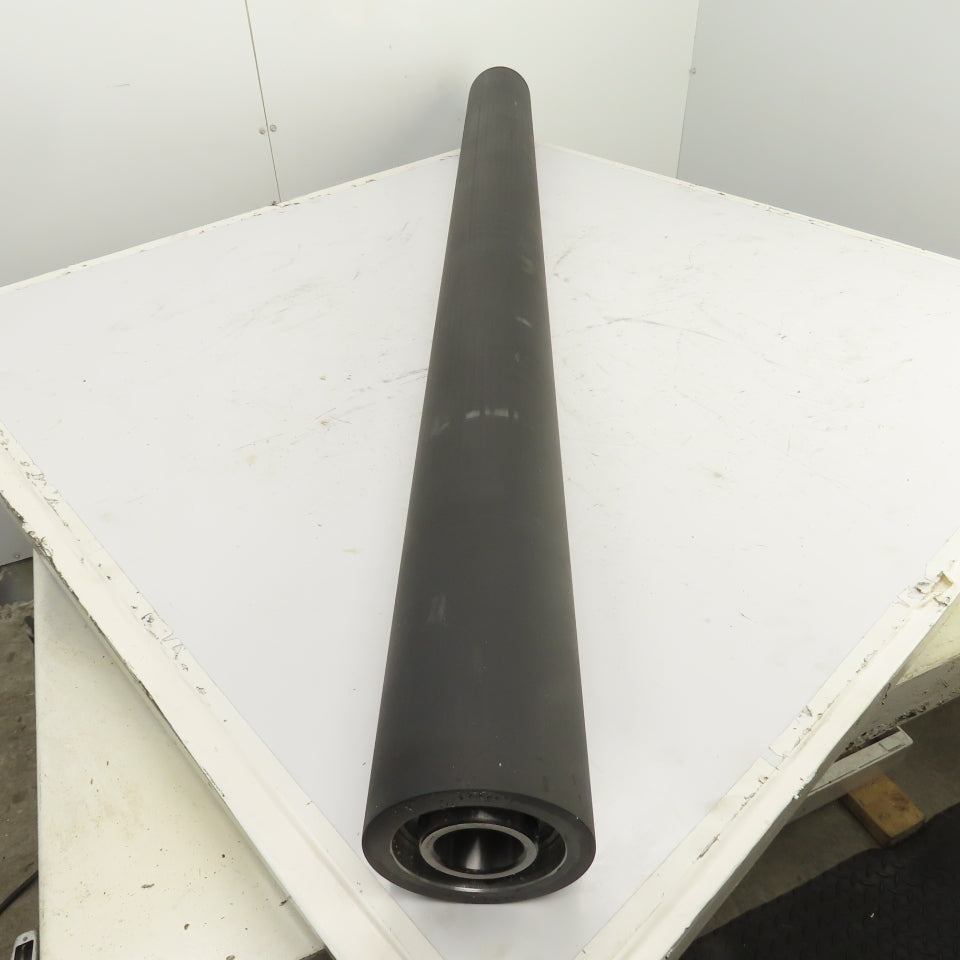 5-3/16" OD x 65" Aluminum Ball Bearing Gravity Conveyor Roller 2" Bore