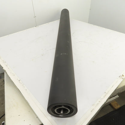 5-3/16" OD x 65" Aluminum Ball Bearing Gravity Conveyor Roller 2" Bore