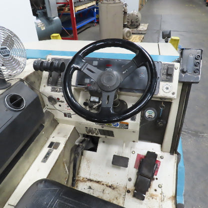 Tennant 810 Rider Parking Lot Floor Industrial Warehouse Sweeper LP-Needs Repair
