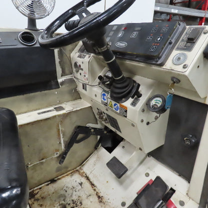 Tennant 810 Rider Parking Lot Floor Industrial Warehouse Sweeper LP-Needs Repair