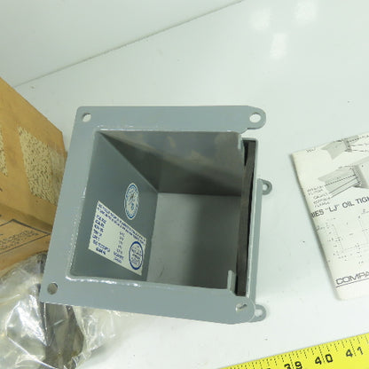Square D LJ406 Wire Way Conduit Duct 4"x4"