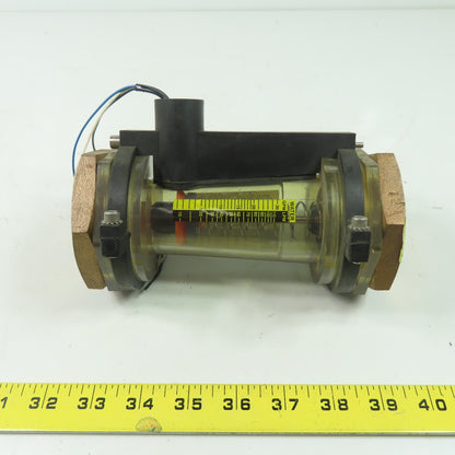 UFM PVC Lg Insite Inline Flow Meter 200PSI 0-30GPM