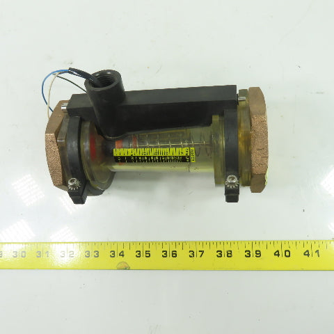 UFM PVC Lg Insite Inline Flow Meter 200PSI 0-30GPM