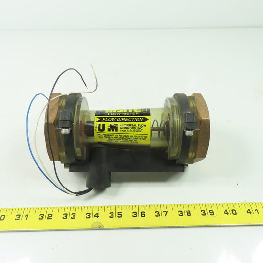 UFM PVC Lg Insite Inline Flow Meter 200PSI 0-30GPM