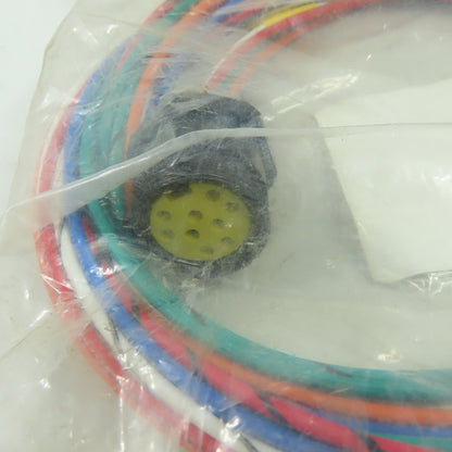 TCP Wire & Cable 97335 9-Pole Female Single End Receptacle 6' 600V