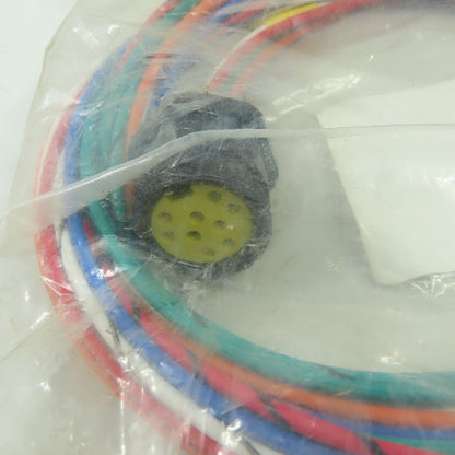 TCP Wire & Cable 97335 9-Pole Female Single End Receptacle 6' 600V