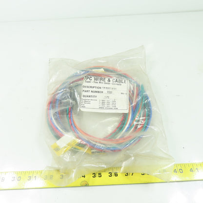 TCP Wire & Cable 97335 9-Pole Female Single End Receptacle 6' 600V
