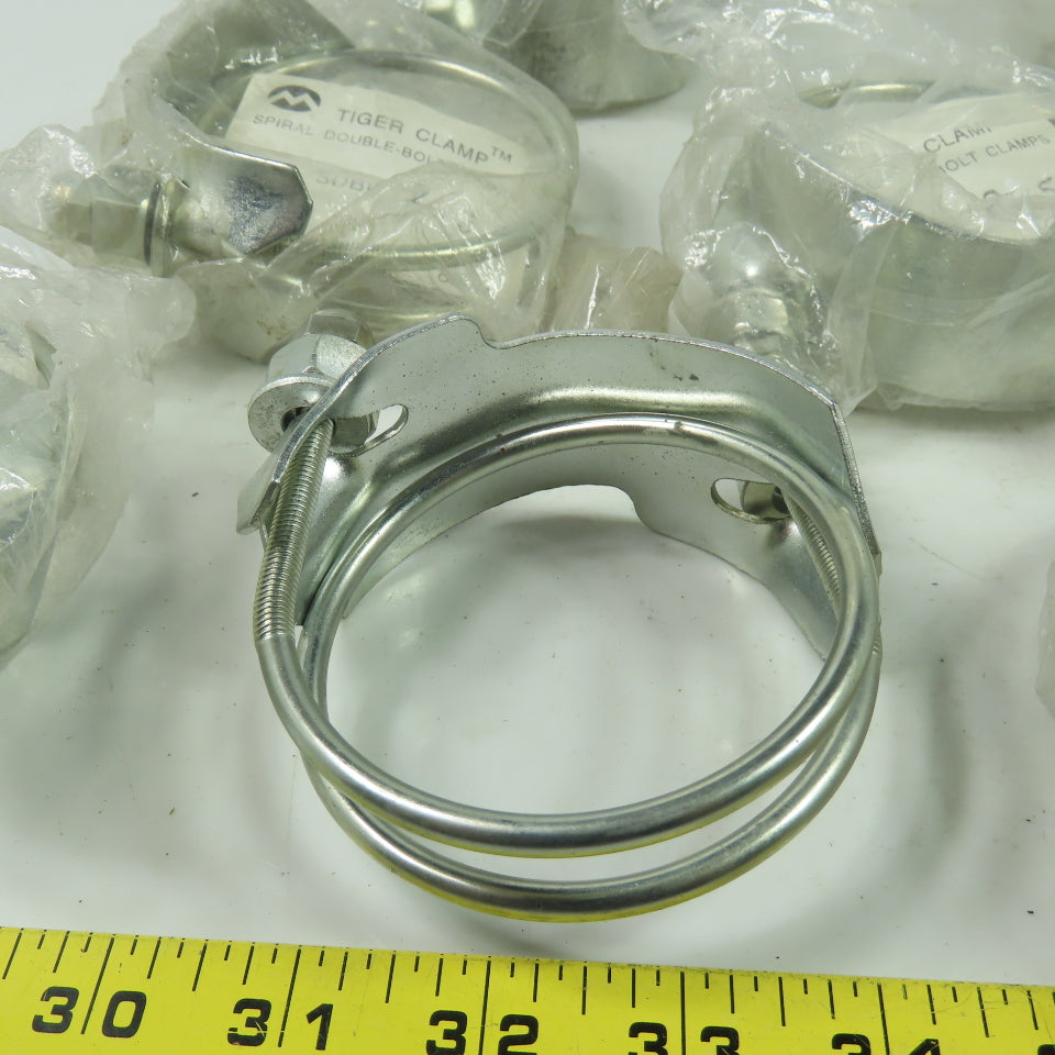 Kuriyama SDBC-2.5 Tiger Clamp Spiral Double-Bolt Clamp Lot Of 10