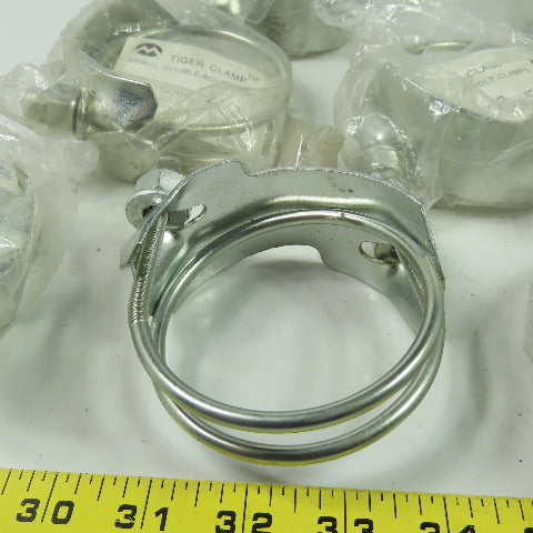 Kuriyama SDBC-2.5 Tiger Clamp Spiral Double-Bolt Clamp Lot Of 10
