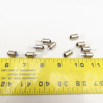 Sylvania 1822 Miniature Automotive Bayonet Light Bulb Lot Of 10