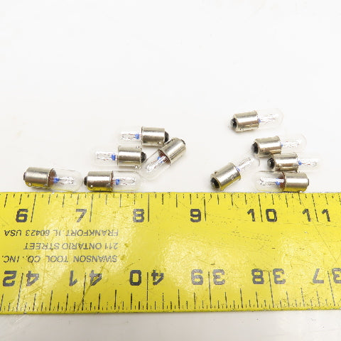 Sylvania 1822 Miniature Automotive Bayonet Light Bulb Lot Of 10