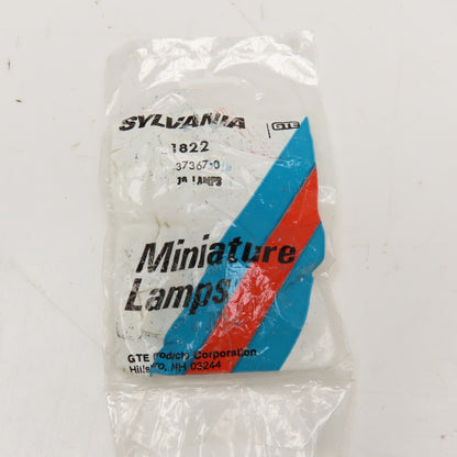 Sylvania 1822 Miniature Automotive Bayonet Light Bulb Lot Of 10