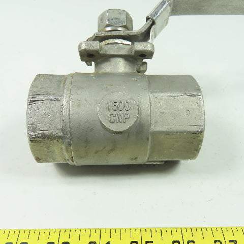Sharpe CF8M 1-1/2" 1500 CWP Ball Valve 54576 1-1/2" NPT