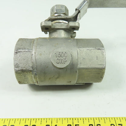 Sharpe CF8M 1-1/2" 1500 CWP Ball Valve 54576 1-1/2" NPT
