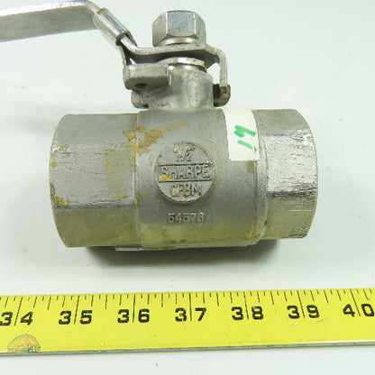 Sharpe CF8M 1-1/2" 1500 CWP Ball Valve 54576 1-1/2" NPT