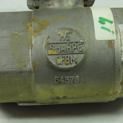 Sharpe CF8M 1-1/2" 1500 CWP Ball Valve 54576 1-1/2" NPT