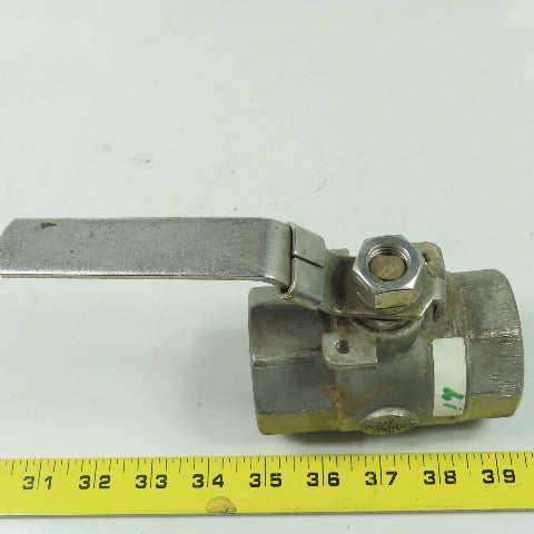 Sharpe CF8M 1-1/2" 1500 CWP Ball Valve 54576 1-1/2" NPT