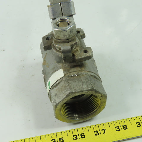 Sharpe CF8M 1-1/2" 1500 CWP Ball Valve 54576 1-1/2" NPT