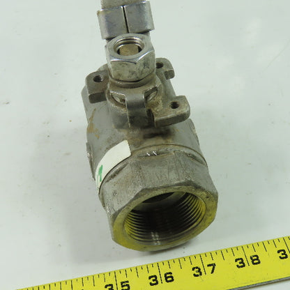 Sharpe CF8M 1-1/2" 1500 CWP Ball Valve 54576 1-1/2" NPT