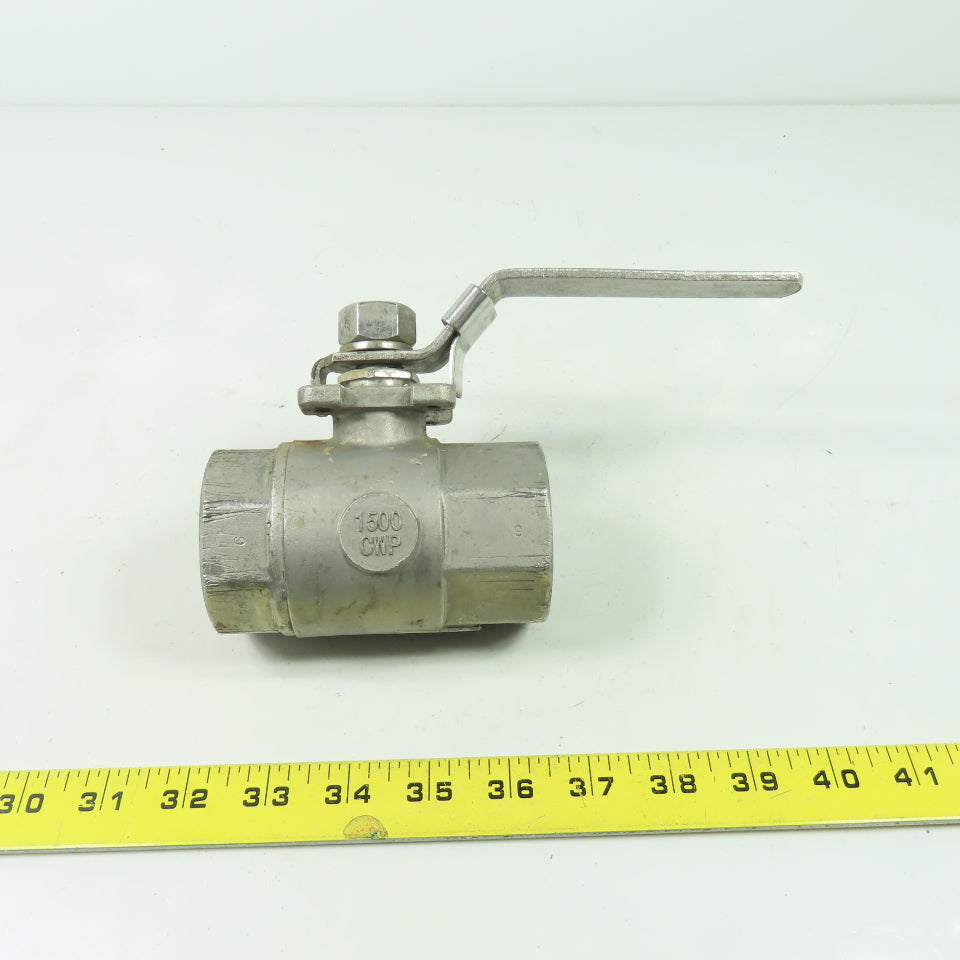 Sharpe CF8M 1-1/2" 1500 CWP Ball Valve 54576 1-1/2" NPT