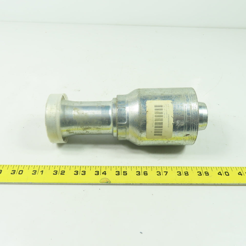 Gates 24GSH-24FLH 1-1/2" O-Ring Face Clamp Hydraulic Crimp Fitting 2-1/2" Flg