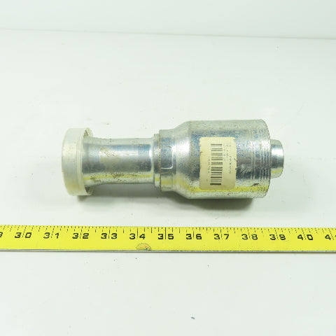 Gates 24GSH-24FLH 1-1/2" O-Ring Face Clamp Hydraulic Crimp Fitting 2-1/2" Flg