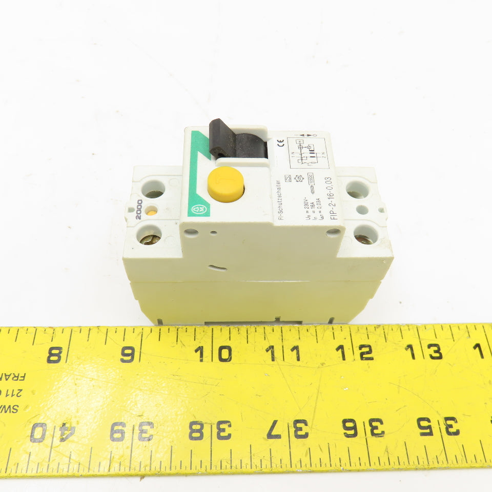 Klockner Moeller FIP-2-16-0.03 16A 230V 2 Pole Circuit Breaker