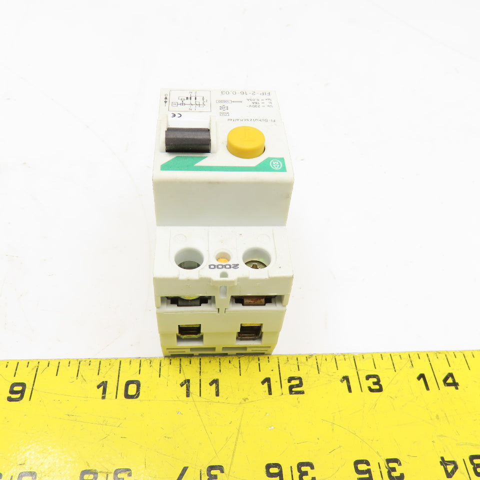 Klockner Moeller FIP-2-16-0.03 16A 230V 2 Pole Circuit Breaker