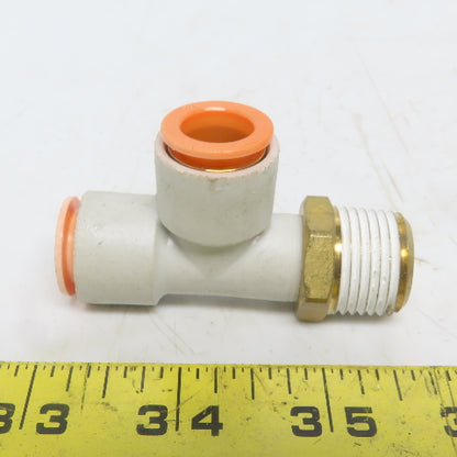 SMC KQ2Y13-37AS Push-to-Connect Push-to-Connect Fitting Run Tee 1/2" OD Lot of 5