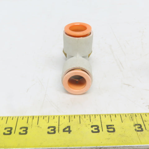SMC KQ2Y13-37AS Push-to-Connect Push-to-Connect Fitting Run Tee 1/2" OD Lot of 5