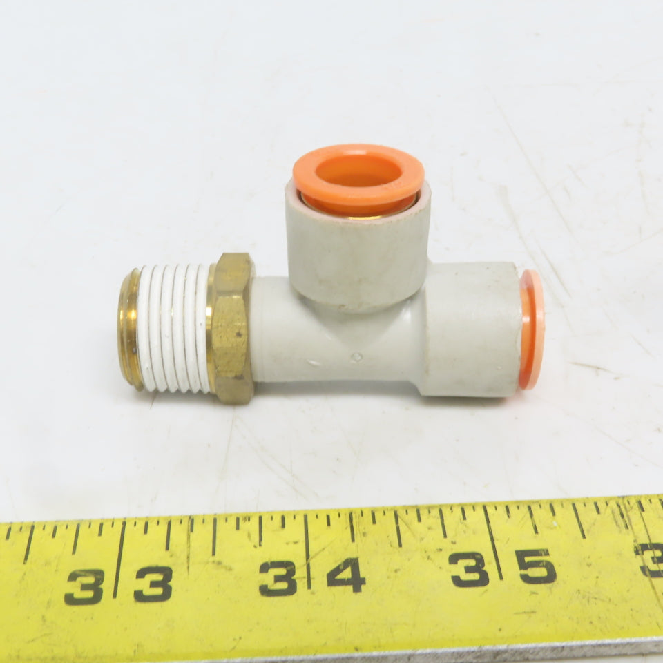 SMC KQ2Y13-37AS Push-to-Connect Push-to-Connect Fitting Run Tee 1/2" OD Lot of 5