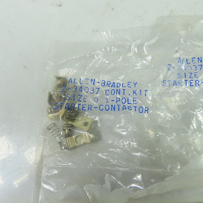 Allen Bradley Z-34037 Single Pole Starter Contactor Kit Lot Of 3