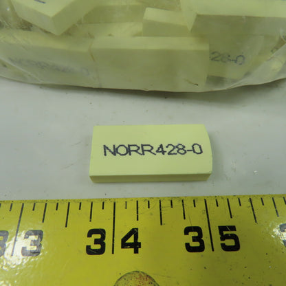 Darmann Abrasive NORR428-0 Finish Stones 1-7/16" x 11/16" Lot Of 65