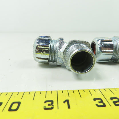 Thomas & Betts 1/2" 90° Elbow Liquid Tight Connecters Lot Of 4