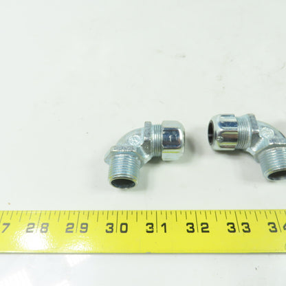 Thomas & Betts 1/2" 90° Elbow Liquid Tight Connecters Lot Of 4