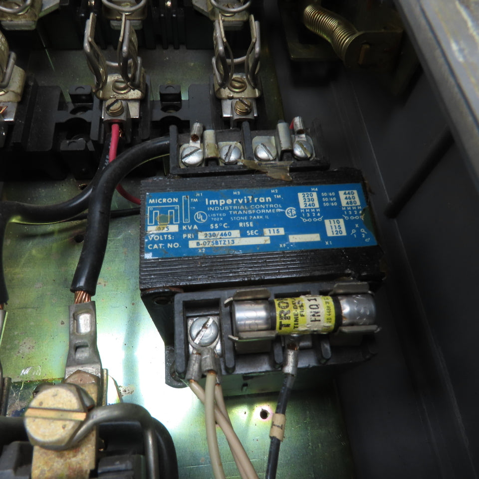Allen Bradley 712-CSB25 Size 2 Combination Starter 120V Controls 25HP Max 600V