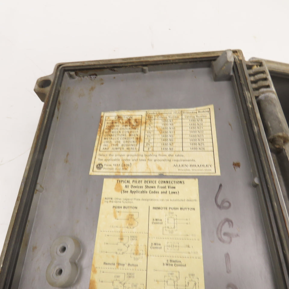 Allen Bradley 712-CSB25 Size 2 Combination Starter 120V Controls 25HP Max 600V