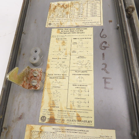 Allen Bradley 712-CSB25 Size 2 Combination Starter 120V Controls 25HP Max 600V
