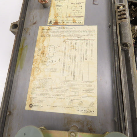Allen Bradley 712-CSB25 Size 2 Combination Starter 120V Controls 25HP Max 600V