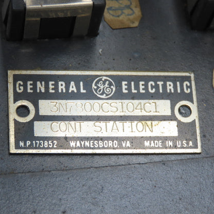 General Electric 3N7800CS104C1 Century Mark 550 Control Panel
