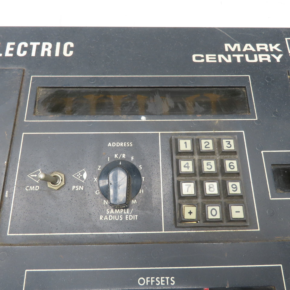 General Electric 3N7800CS104C1 Century Mark 550 Control Panel